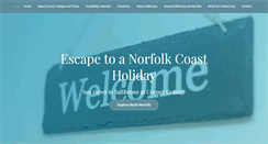 Desktop Screenshot of norfolkcottagerental.co.uk